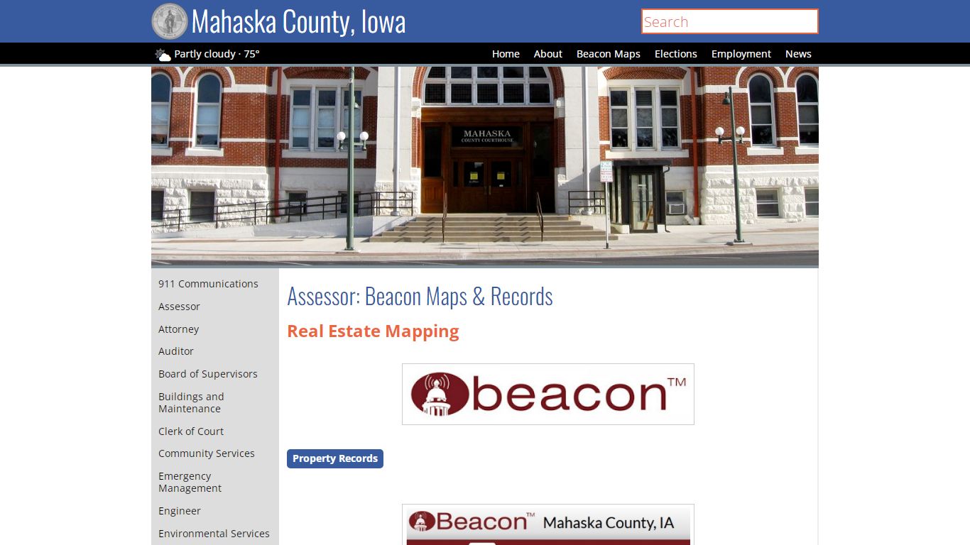 Beacon Maps & Records - Mahaska County, Iowa